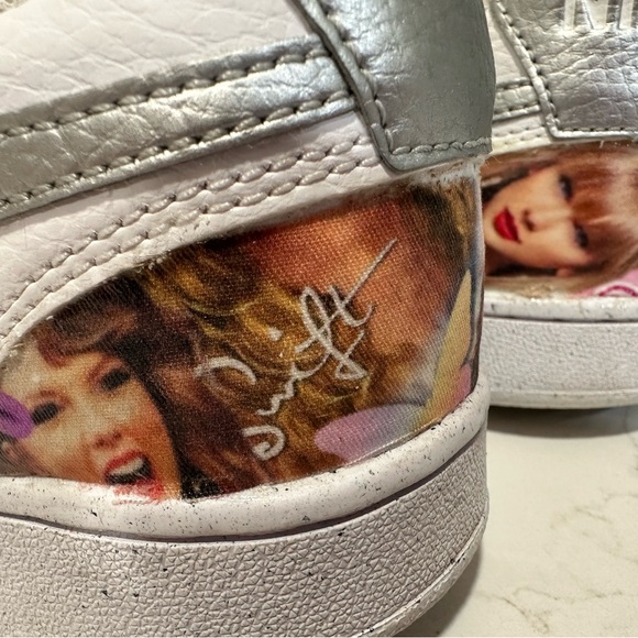 Women's Court Vision Low Next Nature Sneakers Custom Made Taylor Swift Size 7.5 - Picture 6 of 12